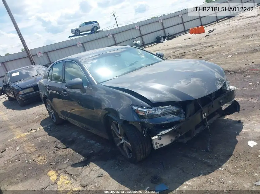 2017 Lexus Gs 350 VIN: JTHBZ1BL5HA012242 Lot: 42206993