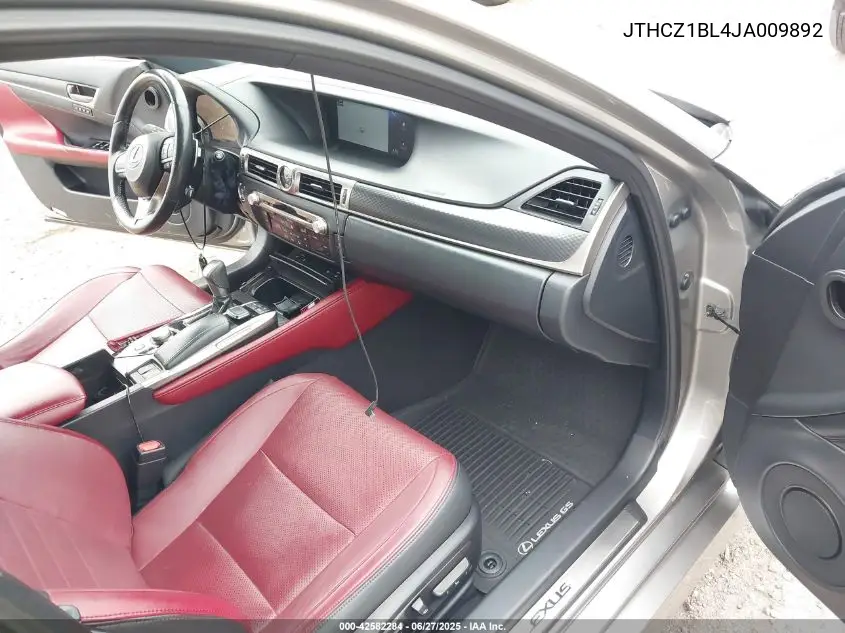 2018 Lexus Gs 350 F Sport VIN: JTHCZ1BL4JA009892 Lot: 42582284