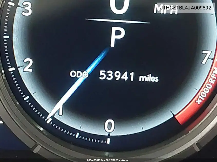 2018 Lexus Gs 350 F Sport VIN: JTHCZ1BL4JA009892 Lot: 42582284