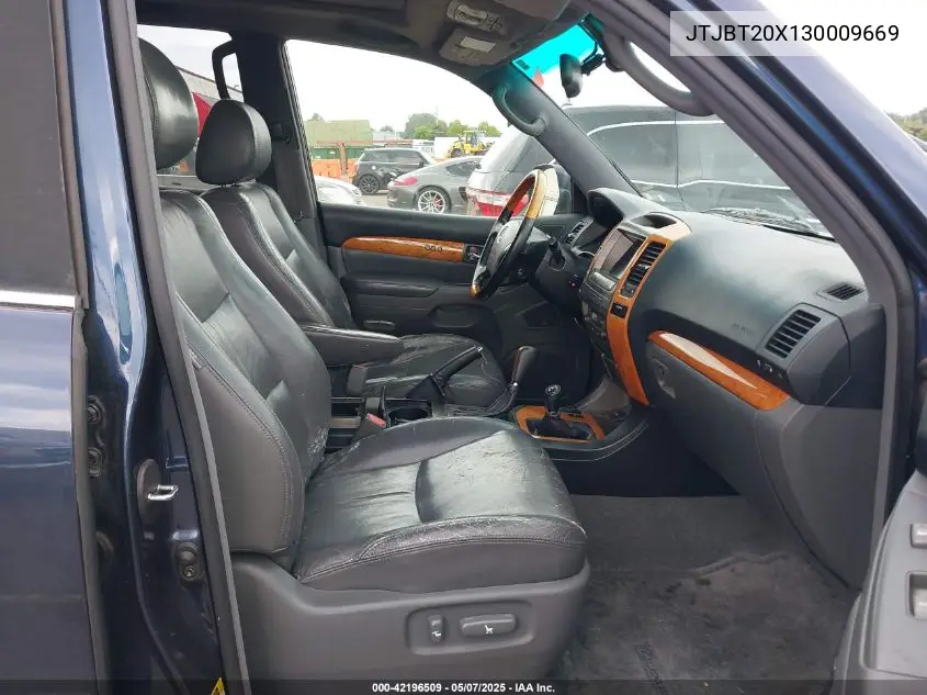 2003 Lexus Gx 470 VIN: JTJBT20X130009669 Lot: 42196509