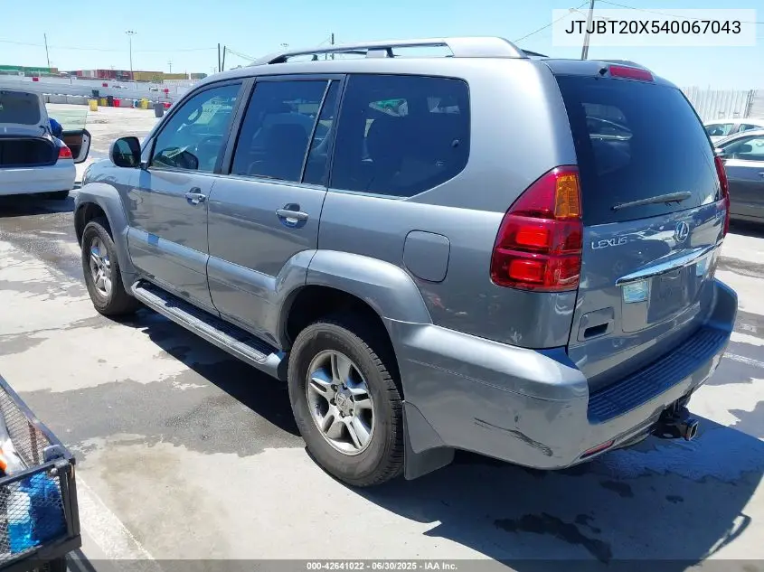 jtjbt20x540067043 JTJBT20X540067043 2004 Lexus Gx 470