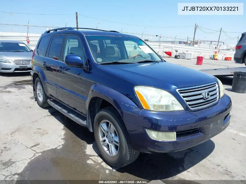2007 Lexus Gx 470 VIN: JTJBT20XX70133221 Lot: 42522557