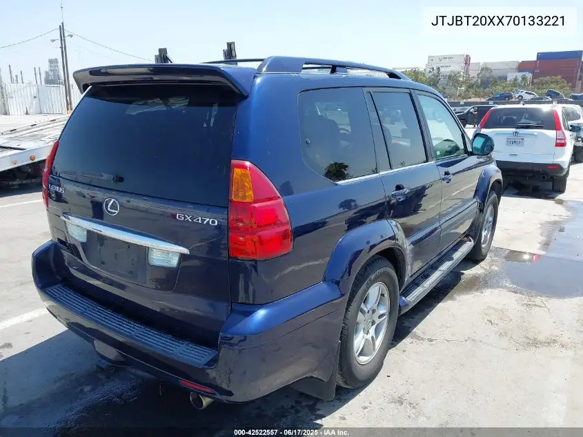 2007 Lexus Gx 470 VIN: JTJBT20XX70133221 Lot: 42522557