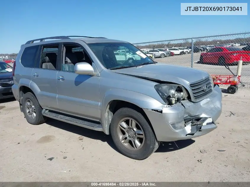 2009 Lexus Gx 470 VIN: JTJBT20X690173041 Lot: 41698484