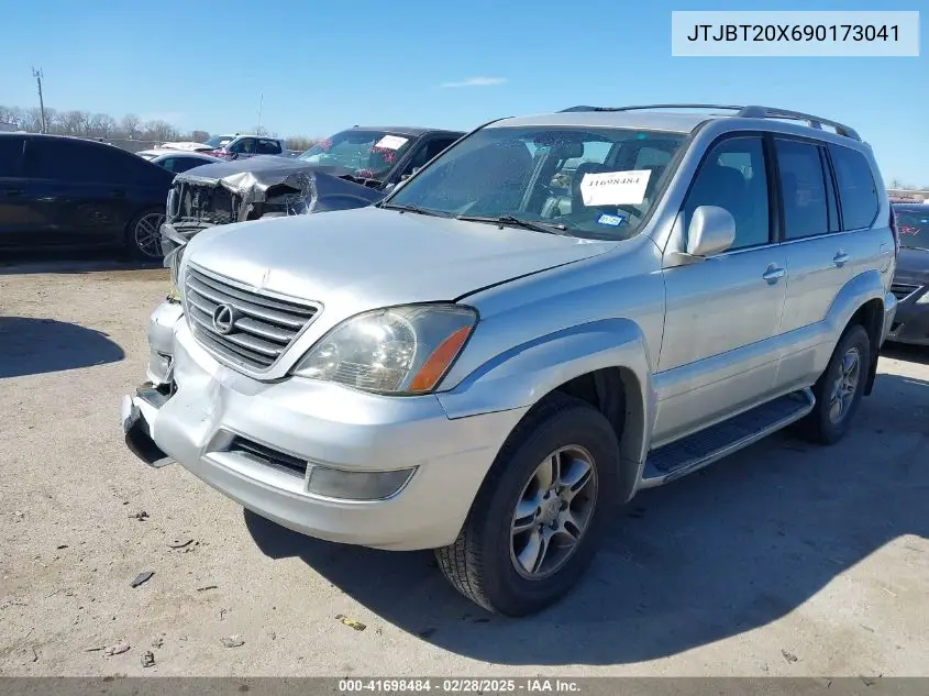 2009 Lexus Gx 470 VIN: JTJBT20X690173041 Lot: 41698484