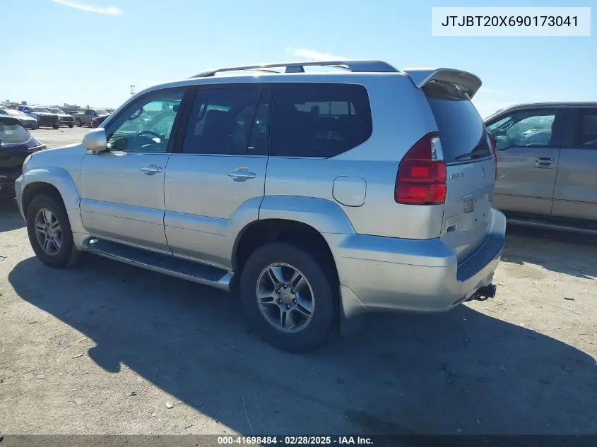 2009 Lexus Gx 470 VIN: JTJBT20X690173041 Lot: 41698484