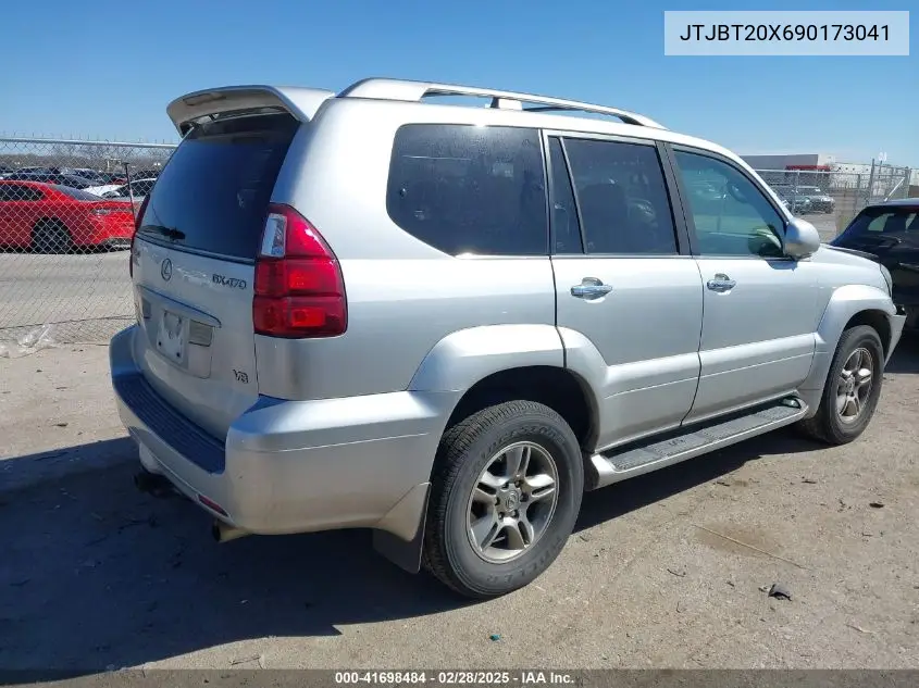 2009 Lexus Gx 470 VIN: JTJBT20X690173041 Lot: 41698484