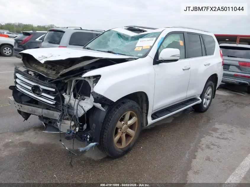 2010 Lexus Gx 460 VIN: JTJBM7FX2A5011044 Lot: 41911099