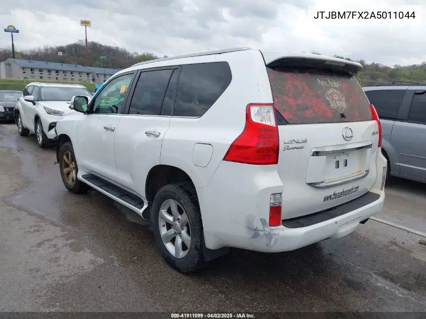 2010 Lexus Gx 460 VIN: JTJBM7FX2A5011044 Lot: 41911099