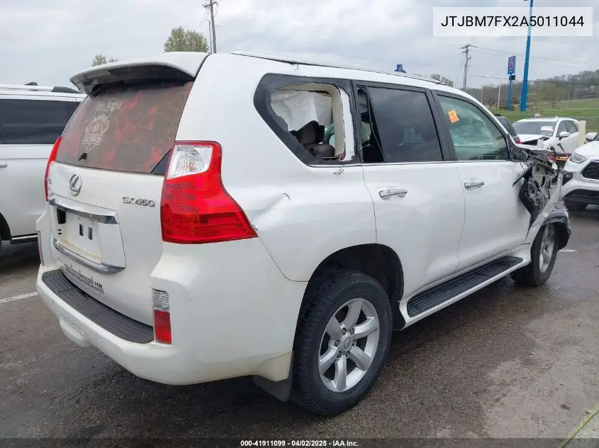 2010 Lexus Gx 460 VIN: JTJBM7FX2A5011044 Lot: 41911099