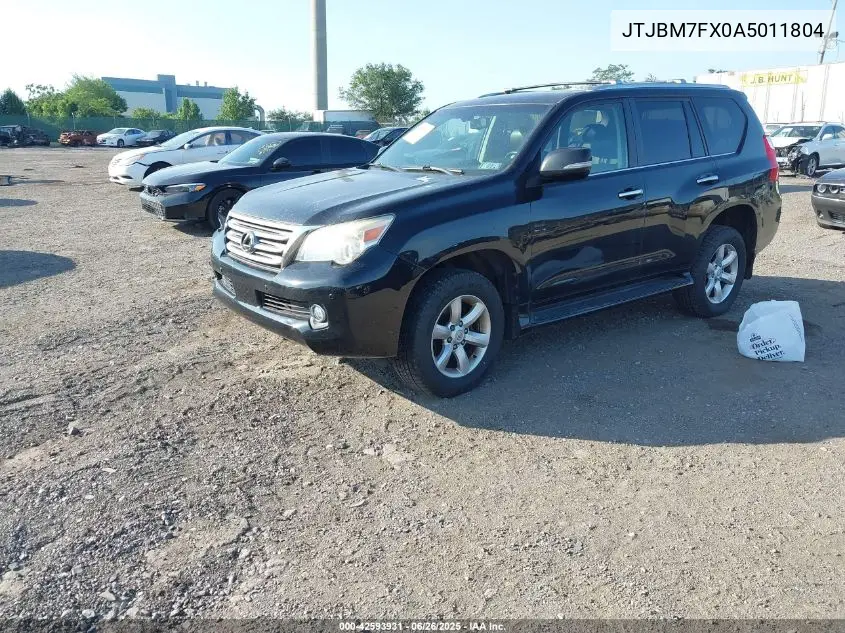 2010 Lexus Gx 460 VIN: JTJBM7FX0A5011804 Lot: 42593931