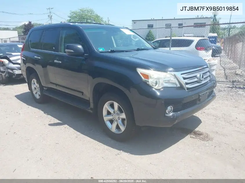 2011 Lexus Gx 460 VIN: JTJBM7FX9B5019854 Lot: 42558292