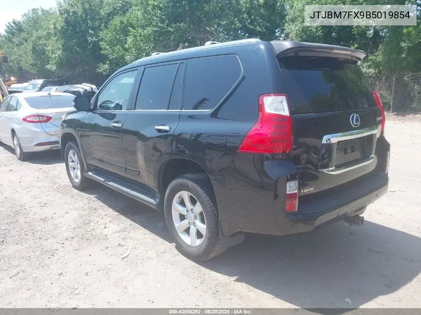 2011 Lexus Gx 460 VIN: JTJBM7FX9B5019854 Lot: 42558292