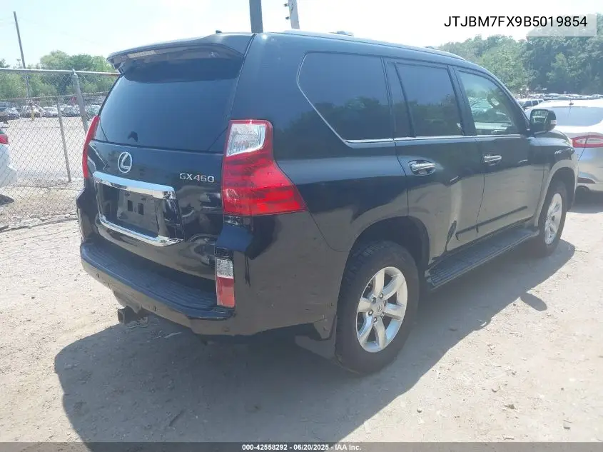 2011 Lexus Gx 460 VIN: JTJBM7FX9B5019854 Lot: 42558292