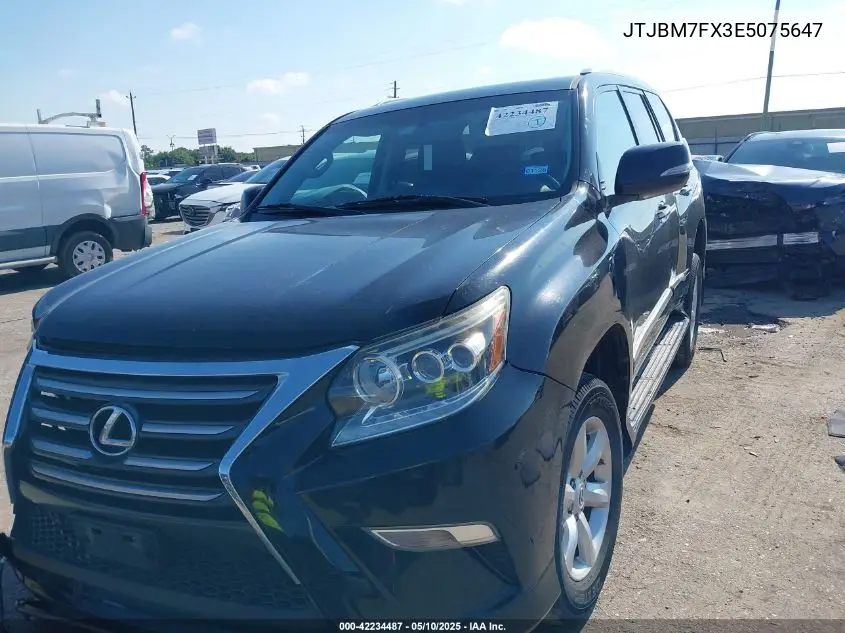 2014 Lexus Gx 460 VIN: JTJBM7FX3E5075647 Lot: 42234487