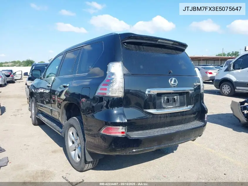 2014 Lexus Gx 460 VIN: JTJBM7FX3E5075647 Lot: 42234487