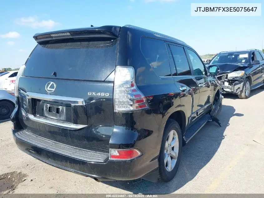 2014 Lexus Gx 460 VIN: JTJBM7FX3E5075647 Lot: 42234487