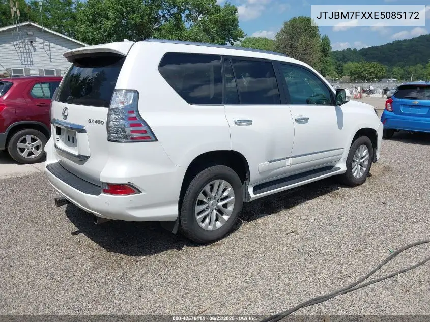 2014 Lexus Gx 460 VIN: JTJBM7FXXE5085172 Lot: 42576414