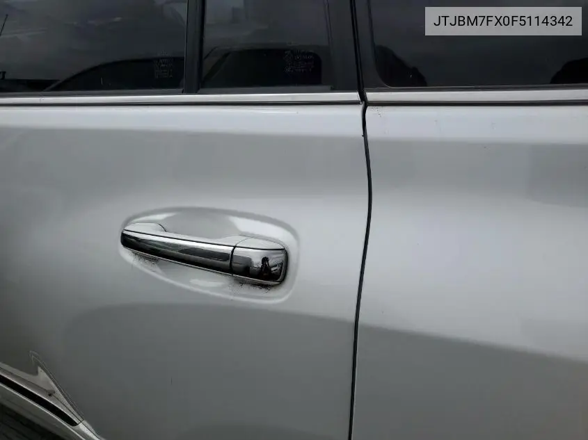 2015 Lexus Gx 460 VIN: JTJBM7FX0F5114342 Lot: 42246618