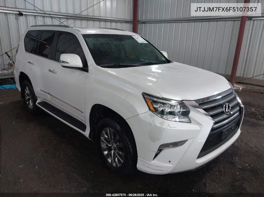 2015 Lexus Gx 460 Luxury VIN: JTJJM7FX6F5107357 Lot: 42607575