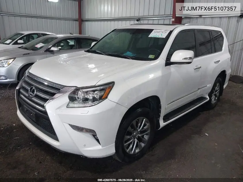 2015 Lexus Gx 460 Luxury VIN: JTJJM7FX6F5107357 Lot: 42607575