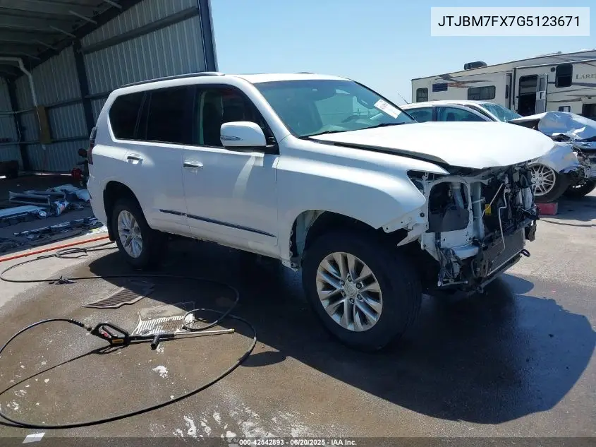 2016 Lexus Gx 460 VIN: JTJBM7FX7G5123671 Lot: 42542893