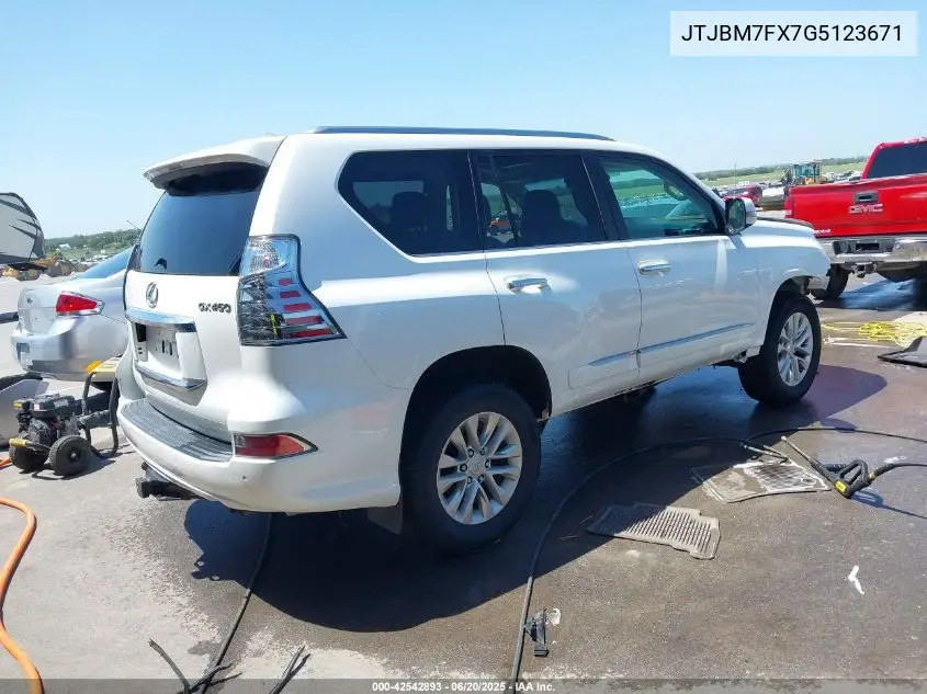2016 Lexus Gx 460 VIN: JTJBM7FX7G5123671 Lot: 42542893