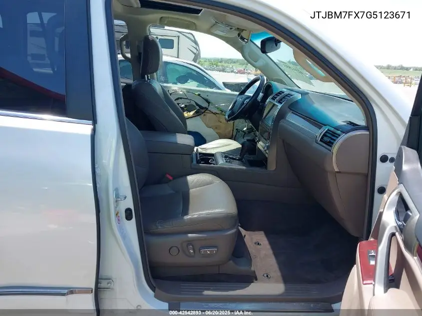 2016 Lexus Gx 460 VIN: JTJBM7FX7G5123671 Lot: 42542893
