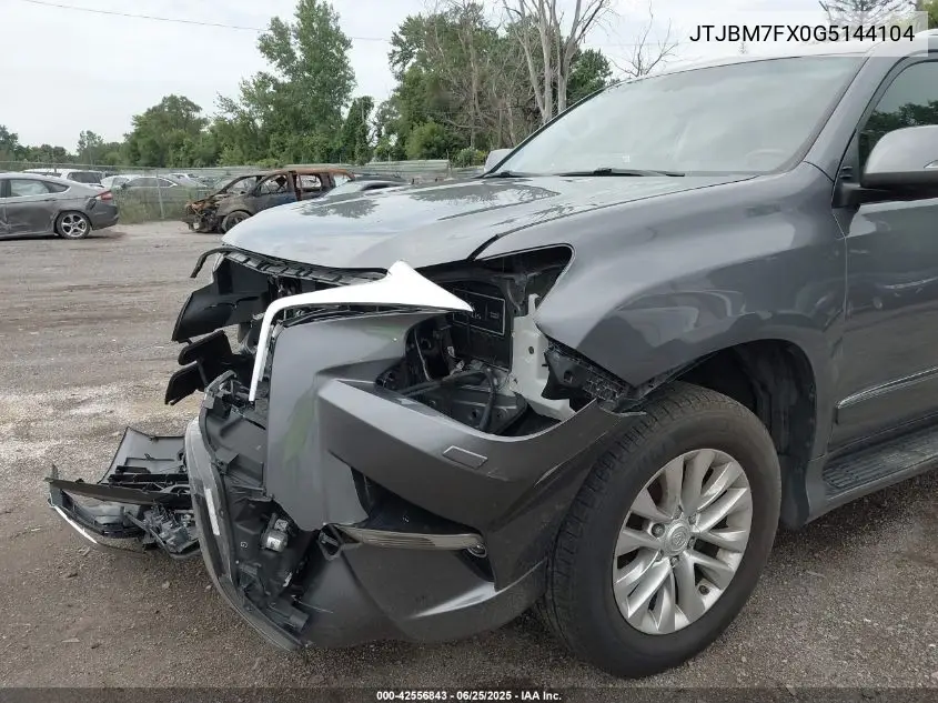 2016 Lexus Gx 460 VIN: JTJBM7FX0G5144104 Lot: 42556843