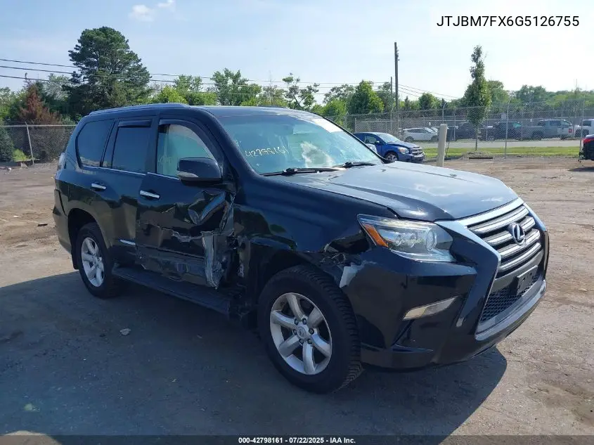 2016 Lexus Gx 460 VIN: JTJBM7FX6G5126755 Lot: 42798161