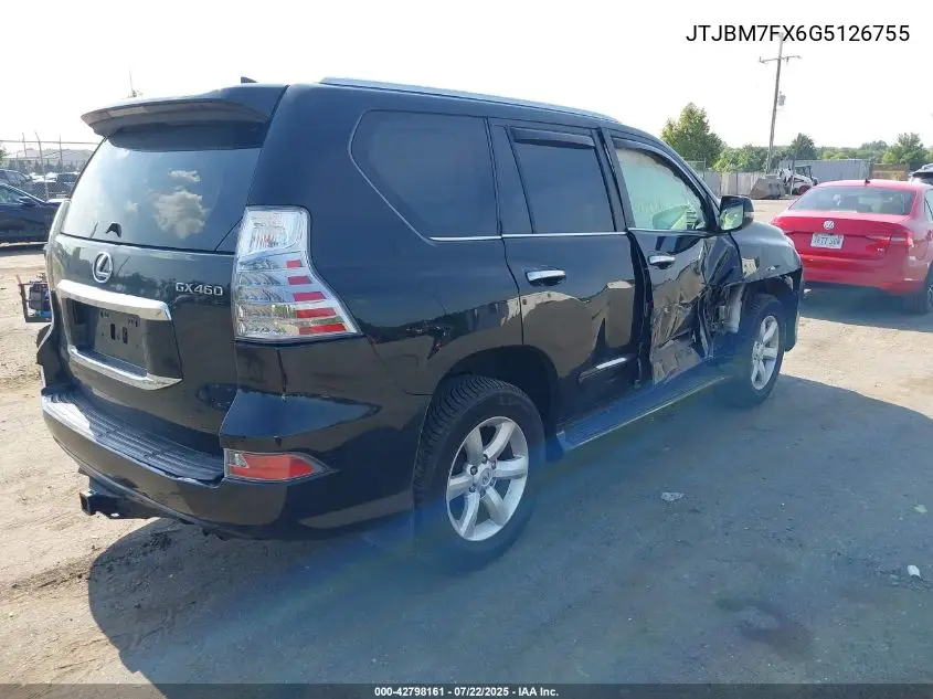 2016 Lexus Gx 460 VIN: JTJBM7FX6G5126755 Lot: 42798161