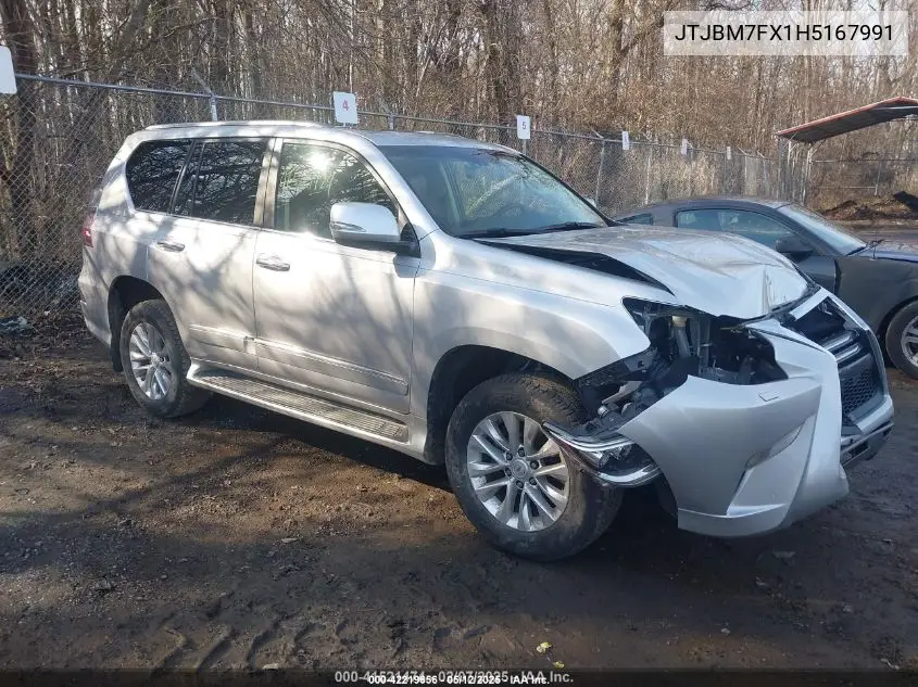 2017 Lexus Gx 460 VIN: JTJBM7FX1H5167991 Lot: 42219656