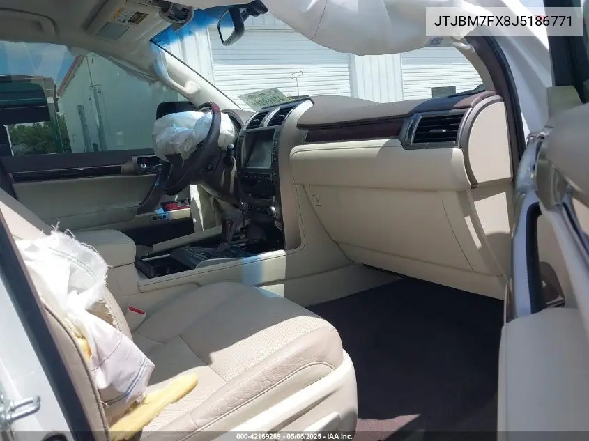 2018 Lexus Gx 460 VIN: JTJBM7FX8J5186771 Lot: 42169289