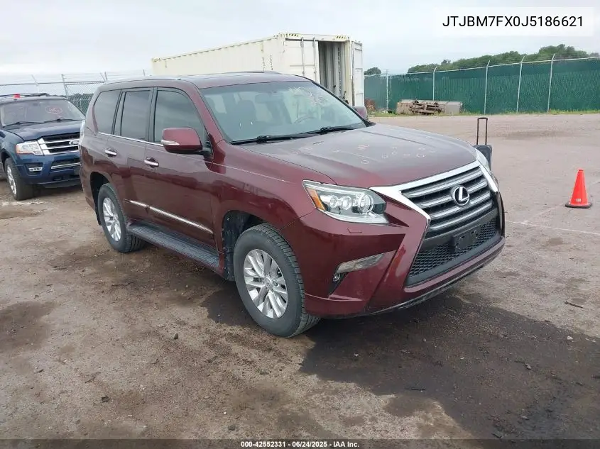 2018 Lexus Gx 460 VIN: JTJBM7FX0J5186621 Lot: 42552331