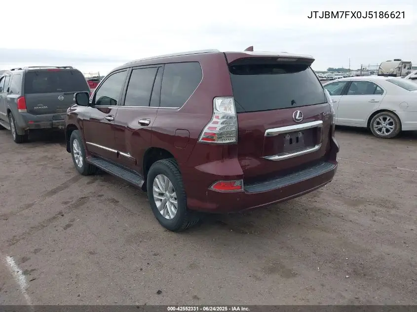 2018 Lexus Gx 460 VIN: JTJBM7FX0J5186621 Lot: 42552331