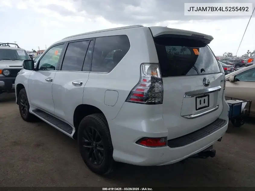 2020 Lexus Gx 460 Premium VIN: JTJAM7BX4L5255492 Lot: 41913425