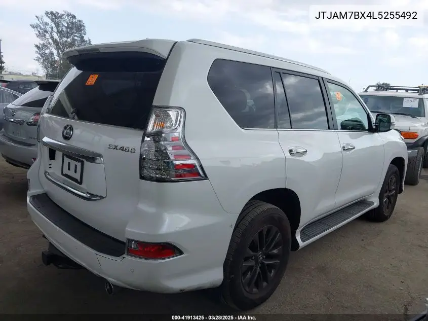 2020 Lexus Gx 460 Premium VIN: JTJAM7BX4L5255492 Lot: 41913425
