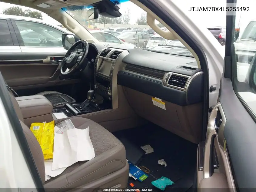 2020 Lexus Gx 460 Premium VIN: JTJAM7BX4L5255492 Lot: 41913425