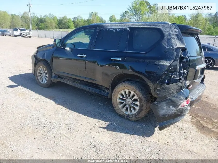 2020 Lexus Gx 460 VIN: JTJBM7BX1L5247967 Lot: 41978157