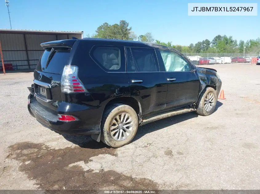 2020 Lexus Gx 460 VIN: JTJBM7BX1L5247967 Lot: 41978157