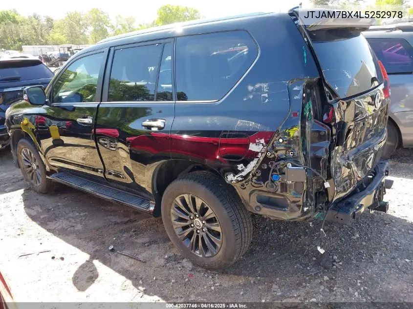 2020 Lexus Gx 460 Premium VIN: JTJAM7BX4L5252978 Lot: 42037746