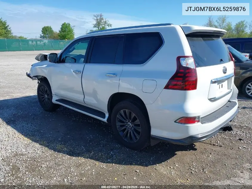 2020 Lexus Gx 460 Luxury VIN: JTJGM7BX6L5259876 Lot: 42108277