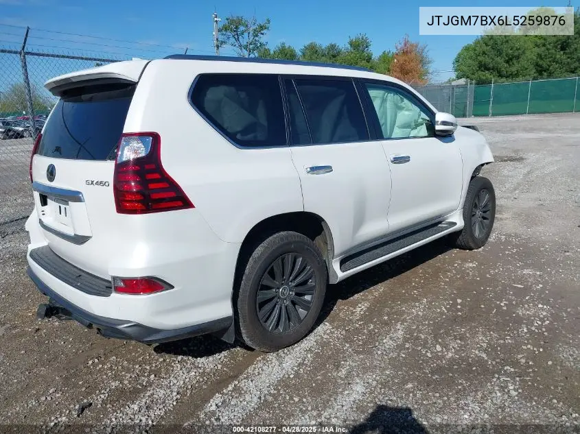 2020 Lexus Gx 460 Luxury VIN: JTJGM7BX6L5259876 Lot: 42108277