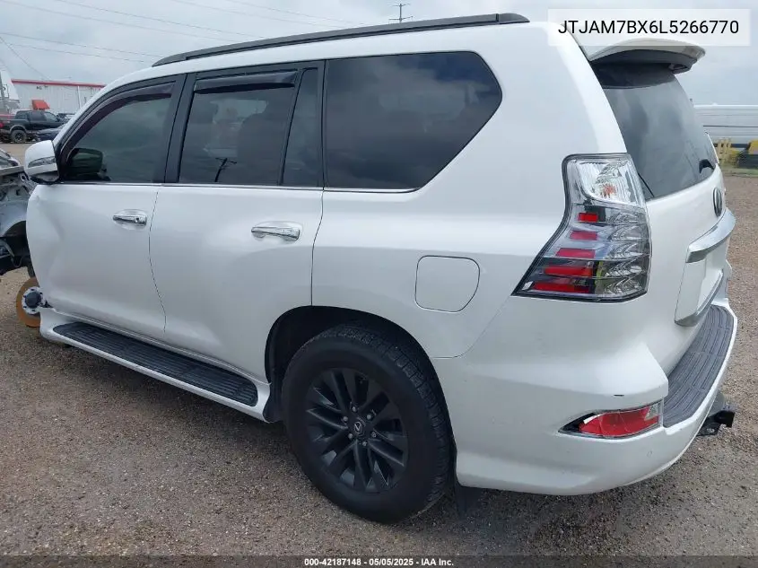 2020 Lexus Gx 460 Premium VIN: JTJAM7BX6L5266770 Lot: 42187148