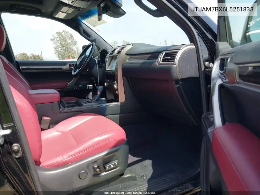 2020 Lexus Gx 460 Premium VIN: JTJAM7BX6L5251833 Lot: 42465939