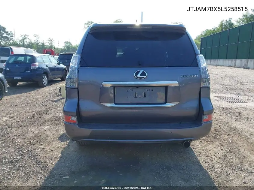 2020 Lexus Gx 460 Premium VIN: JTJAM7BX5L5258515 Lot: 42475786