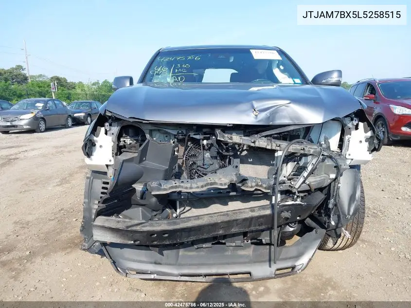 2020 Lexus Gx 460 Premium VIN: JTJAM7BX5L5258515 Lot: 42475786