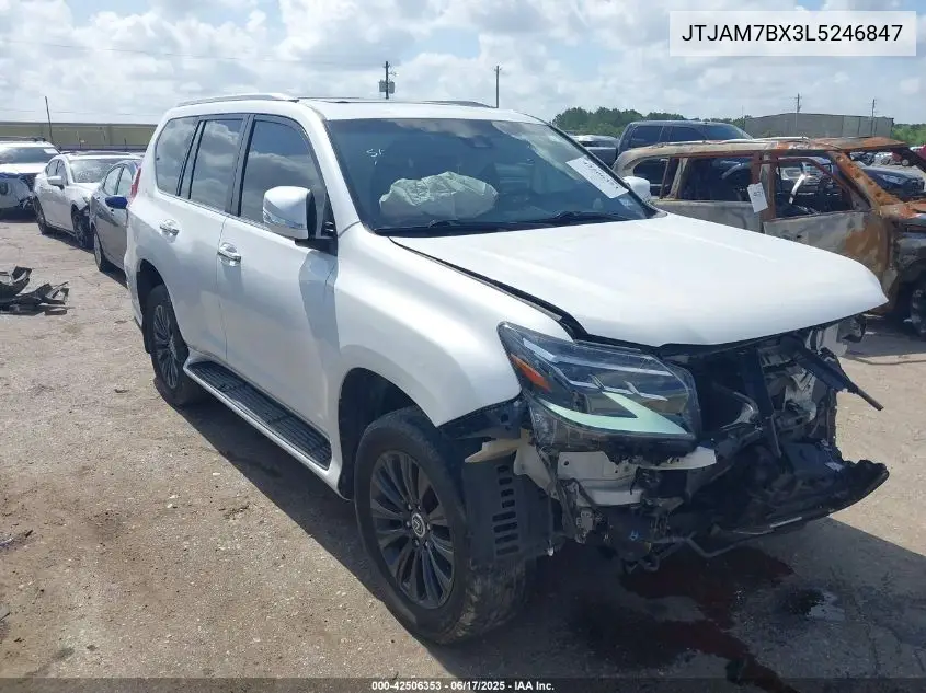 2020 Lexus Gx 460 Premium VIN: JTJAM7BX3L5246847 Lot: 42506353