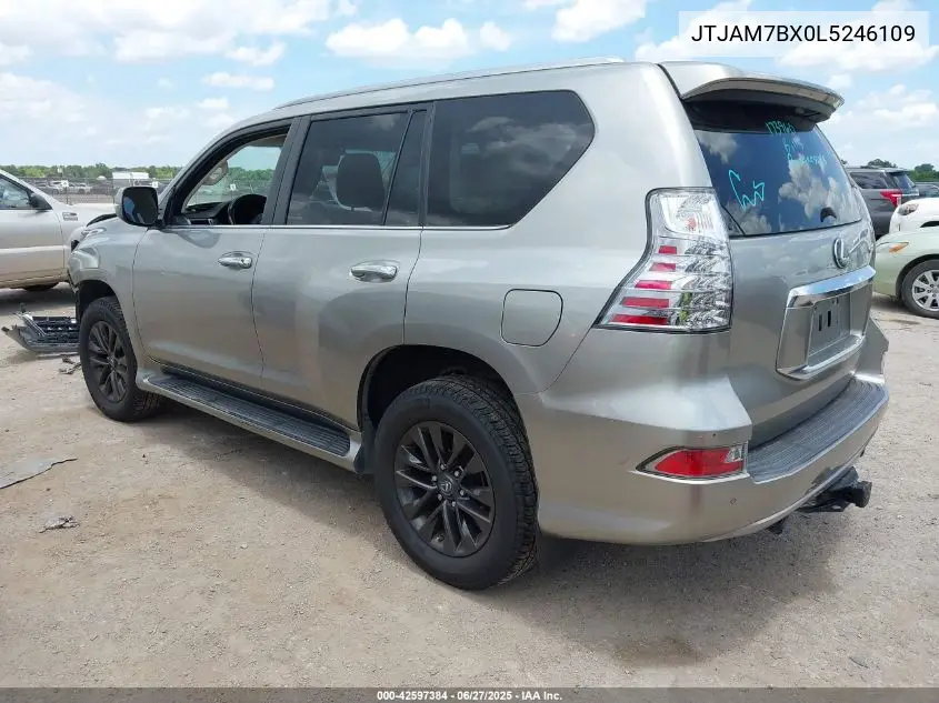 2020 Lexus Gx 460 Premium VIN: JTJAM7BX0L5246109 Lot: 42597384