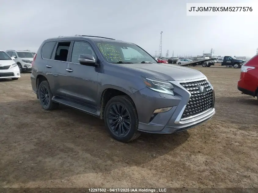 2021 Lexus Gx 460 Luxury VIN: JTJGM7BX5M5277576 Lot: 12297502